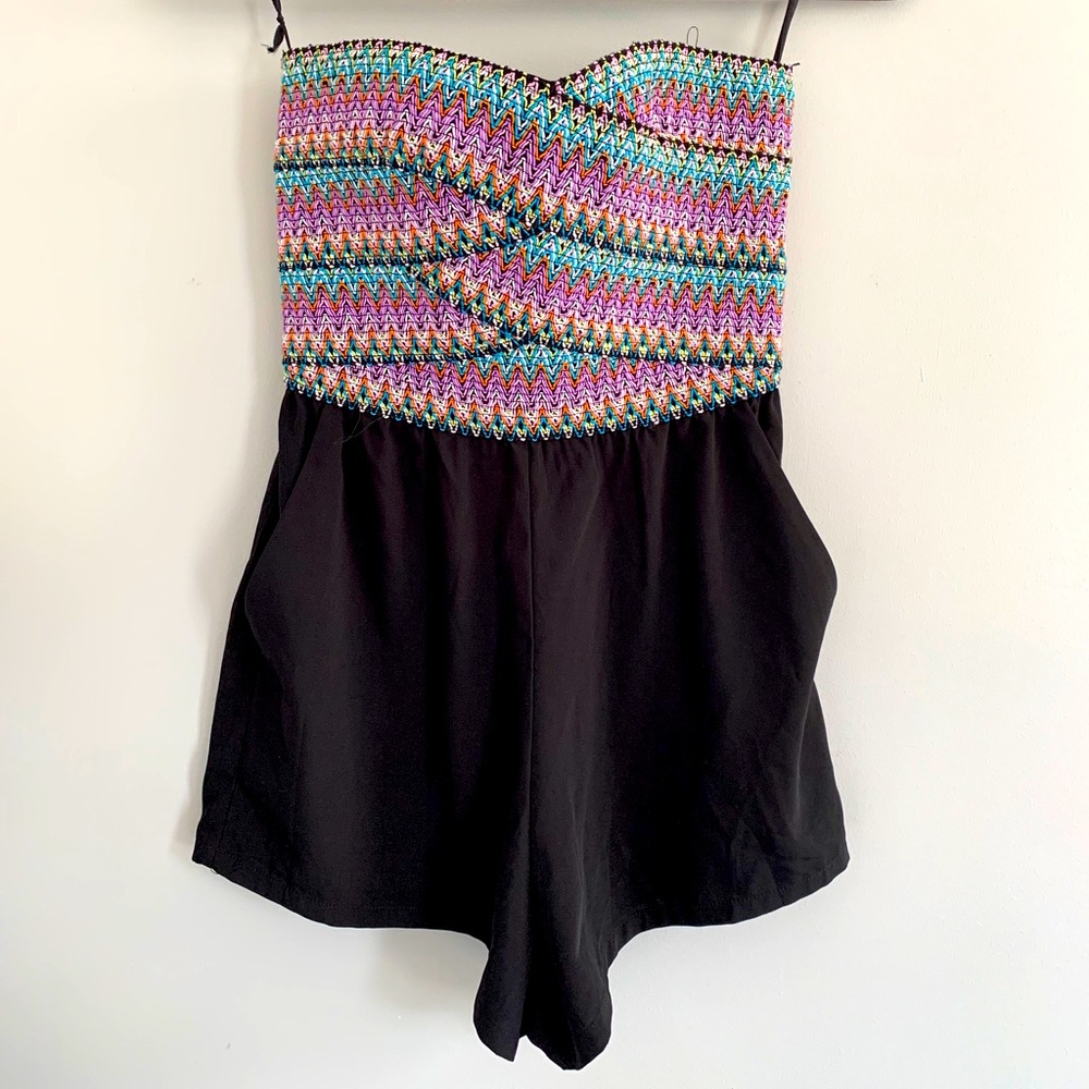 SMALL Bandage Rainbow Romper WOW Couture